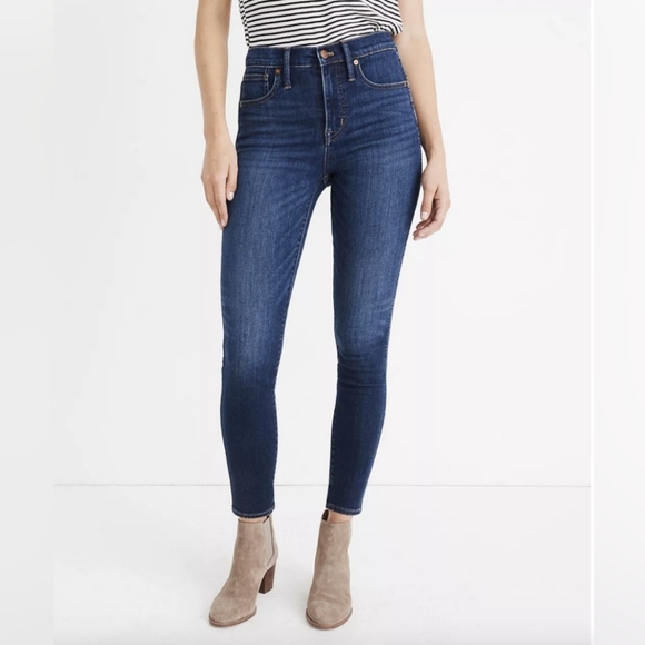 Like NEW Madewell 10" high-rise skinny jeans, 24 - Picture 1 of 11
